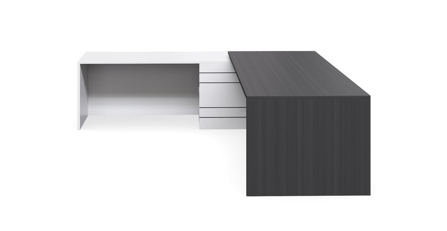 Custom Envoy 2.4m Executive Office Desk - Left Return