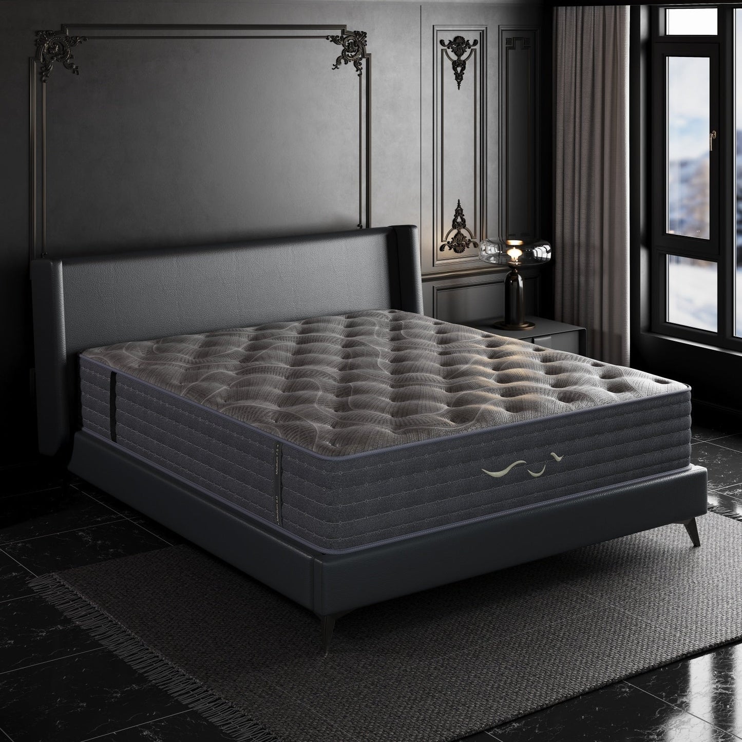 SweDrea 14 in. Luxurious Double-Sided Hybrid Mattress – Medium/Firm with CertiPUR-US, SGS and OEKO-TEX