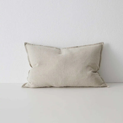 Como Linen Stonewashed Vintage Look Lumbar Cushion