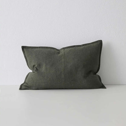 Como Linen Stonewashed Vintage Look Lumbar Cushion