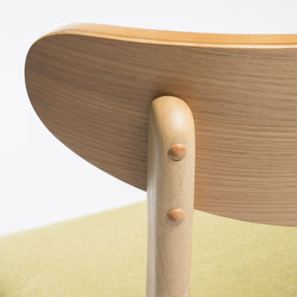 Abrielle Mid-Century Modern Upholstered Rubberwood Dining Chair (Set of 2) by Christopher Knight Home