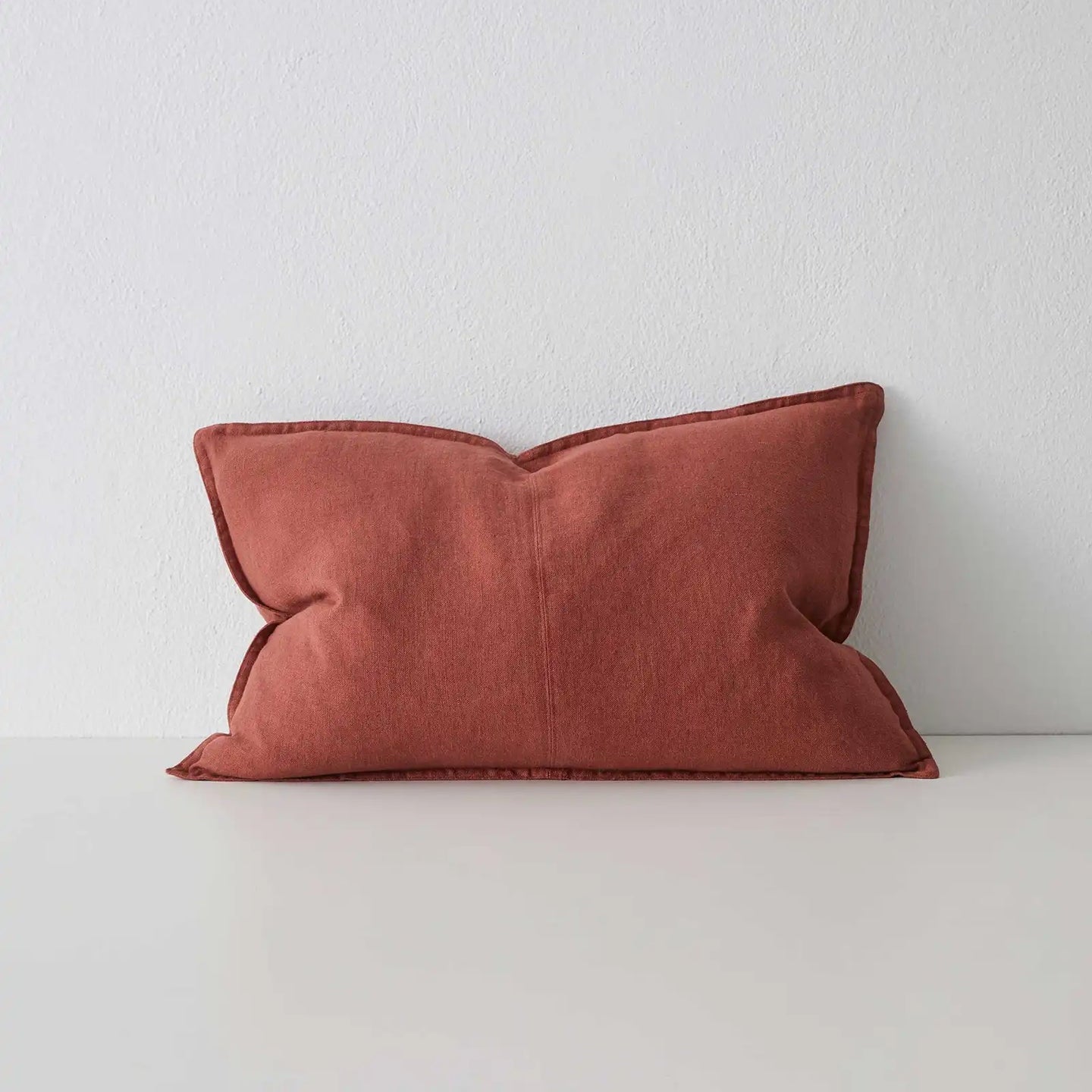 Como Linen Stonewashed Vintage Look Lumbar Cushion