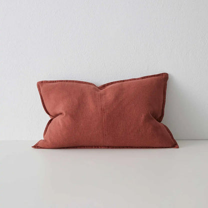 Como Linen Stonewashed Vintage Look Lumbar Cushion