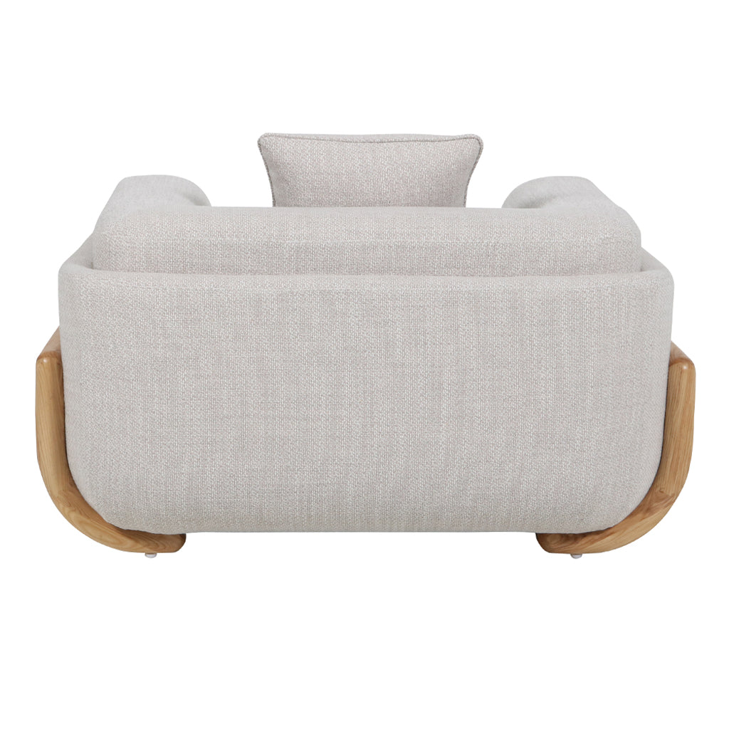 Block Armchair - Beige Linen