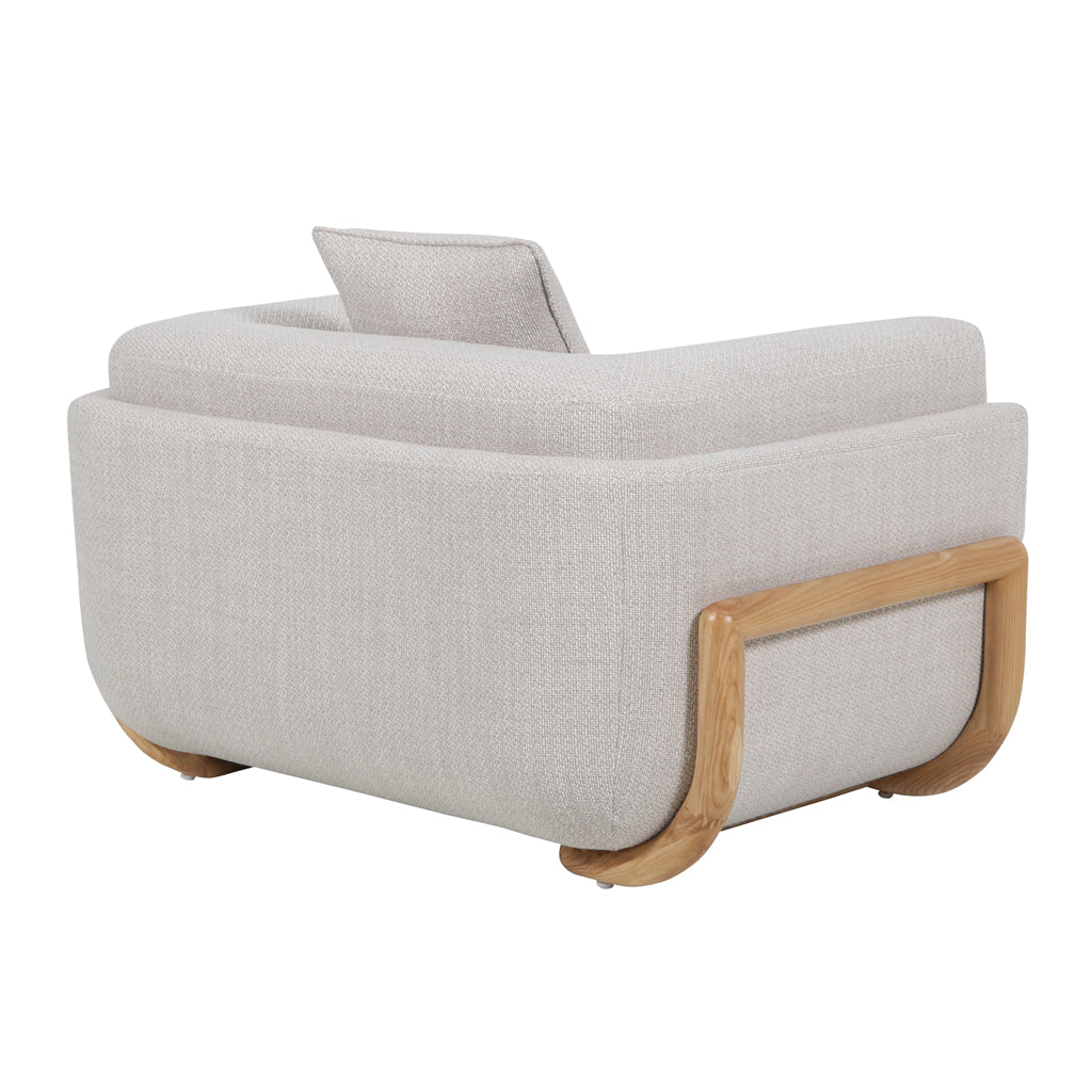 Block Armchair - Beige Linen