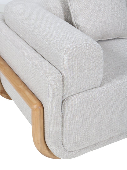 Block Armchair - Beige Linen
