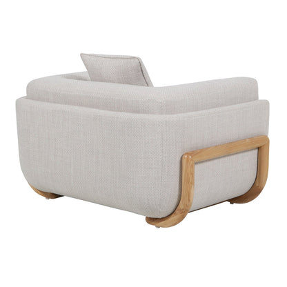 Block Armchair - Beige Linen