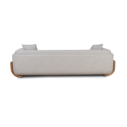 Block 3 Seater Sofa - Beige Linen