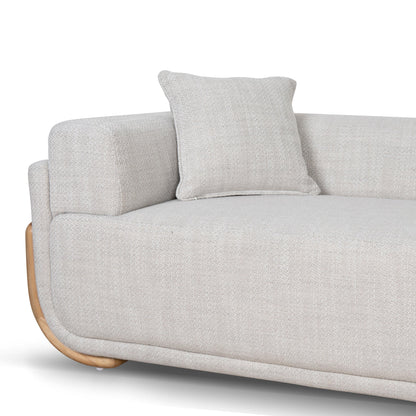 Block 3 Seater Sofa - Beige Linen