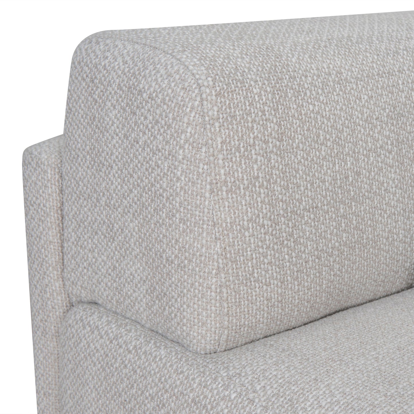 Block 3 Seater Sofa - Beige Linen