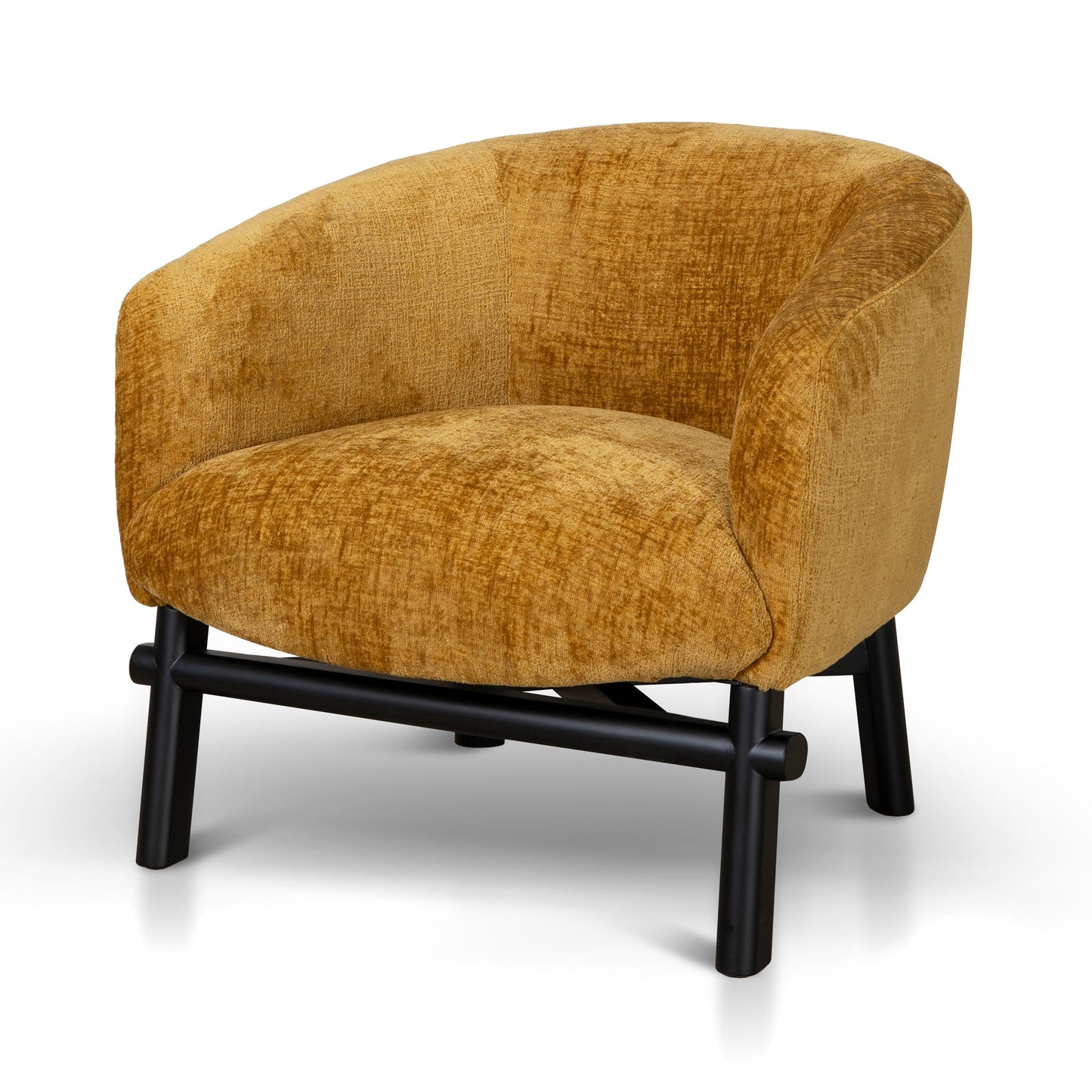 Amity Fabric Armchair - Ochre