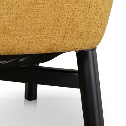 Amity Fabric Armchair - Ochre