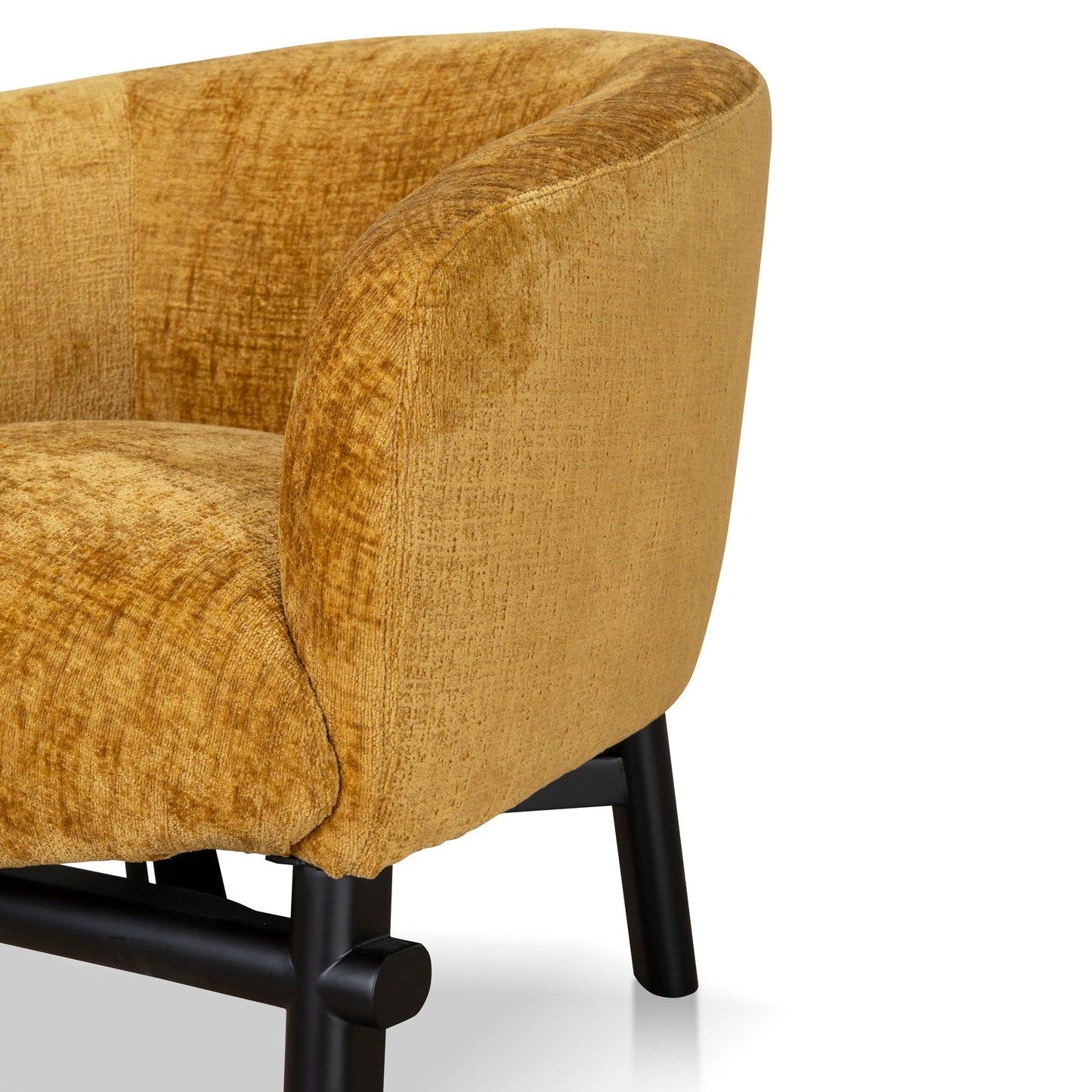 Amity Fabric Armchair - Ochre