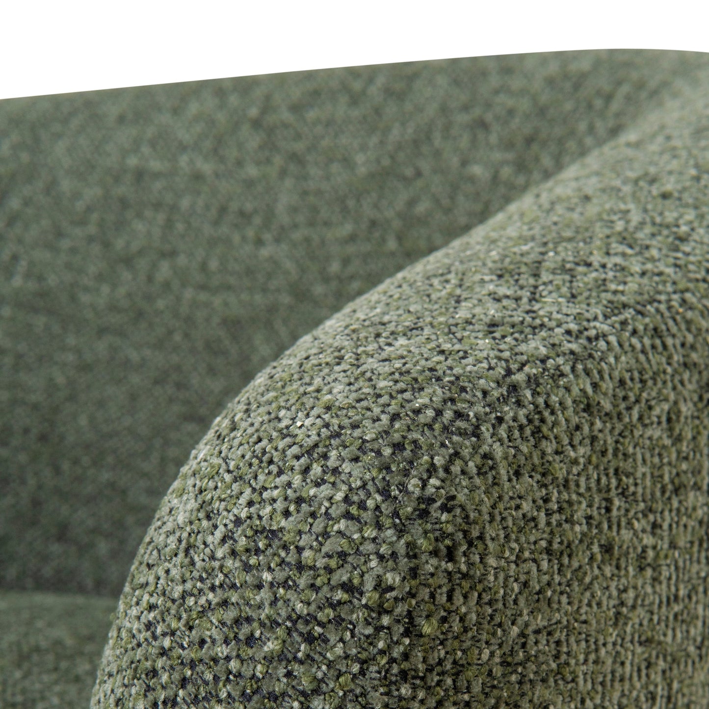 Amity Fabric Armchair - Coral Dark Green