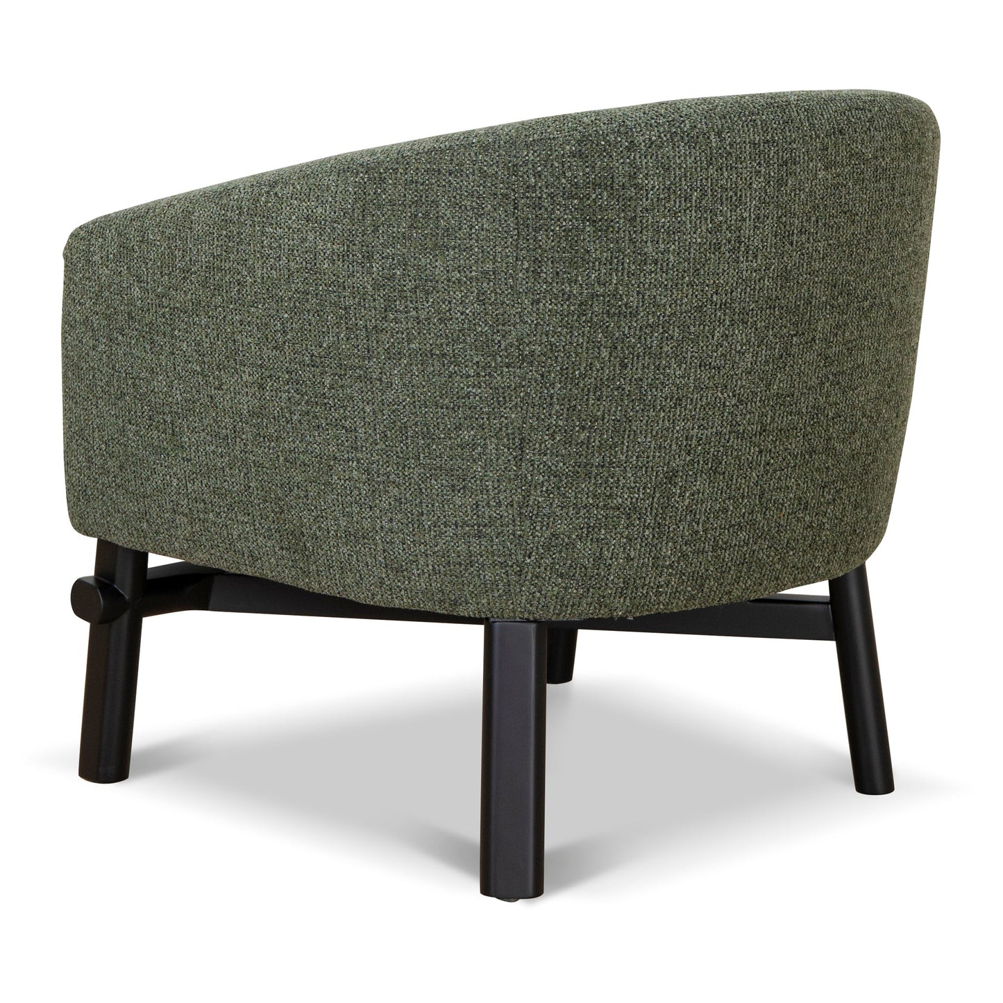 Amity Fabric Armchair - Coral Dark Green