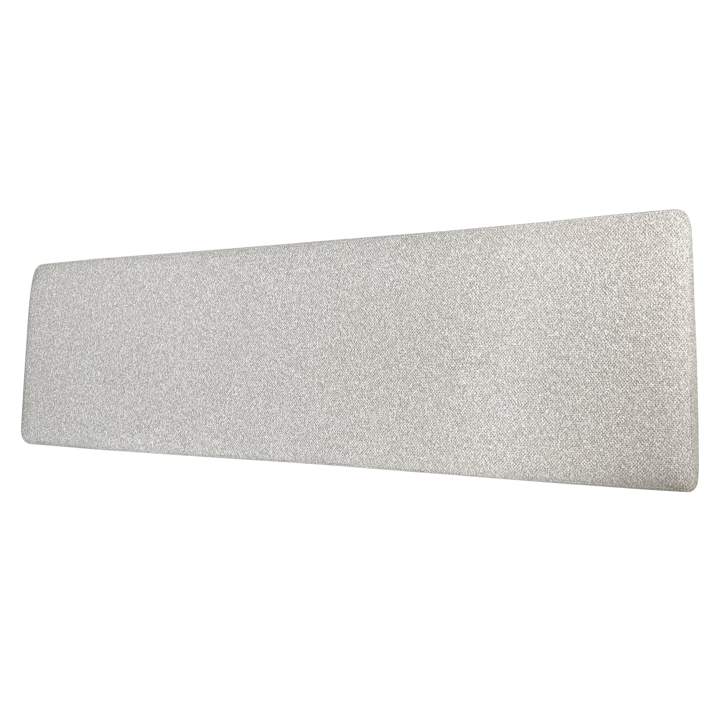 Brittan 1.5m Brushed Gold Ottoman - Clay Grey