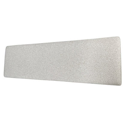 Brittan 1.5m Brushed Gold Ottoman - Clay Grey