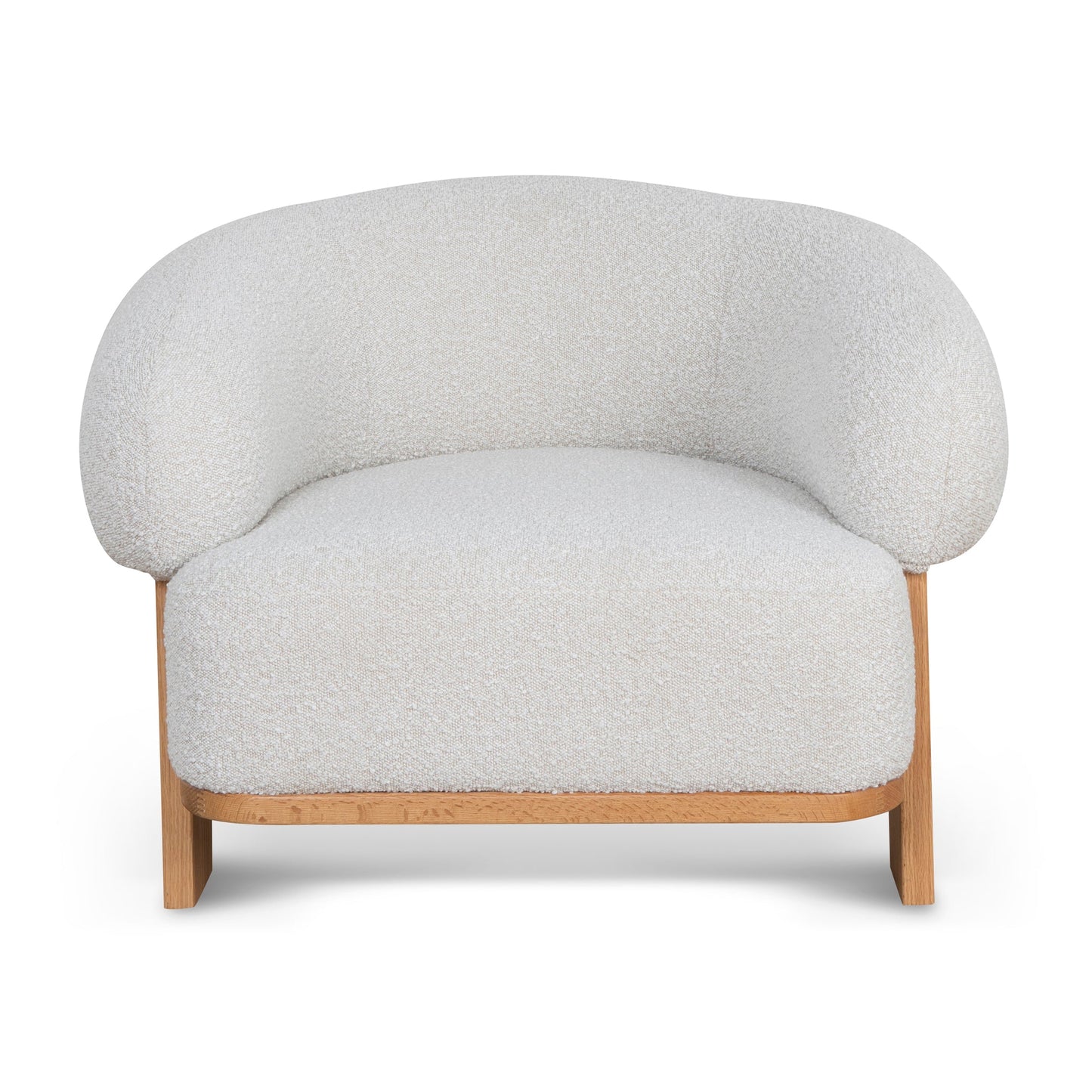 Careen Armchair - Off White Boucle