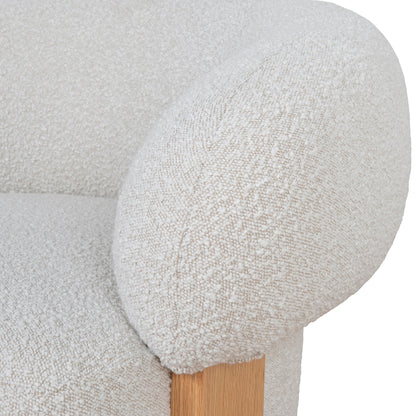 Careen Armchair - Off White Boucle