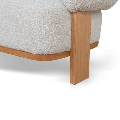 Careen Armchair - Off White Boucle
