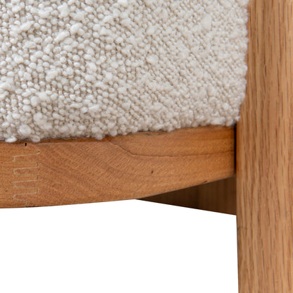 Careen Armchair - Off White Boucle