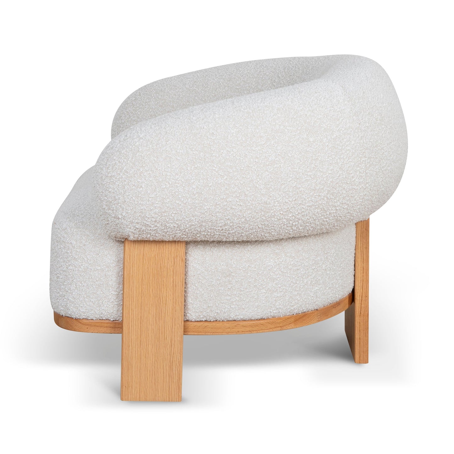 Careen Armchair - Off White Boucle