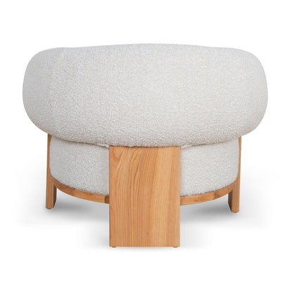 Careen Armchair - Off White Boucle