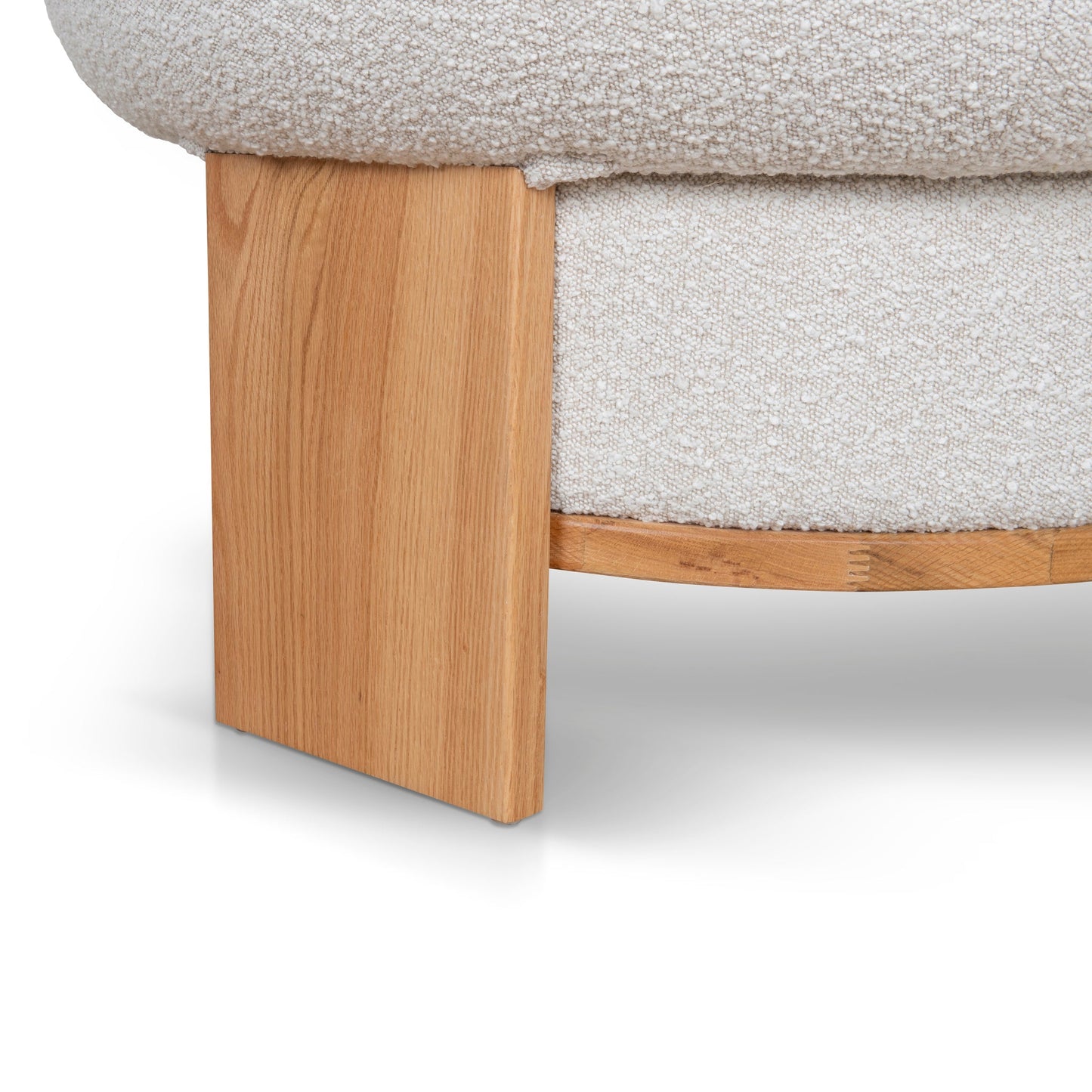 Careen Armchair - Off White Boucle