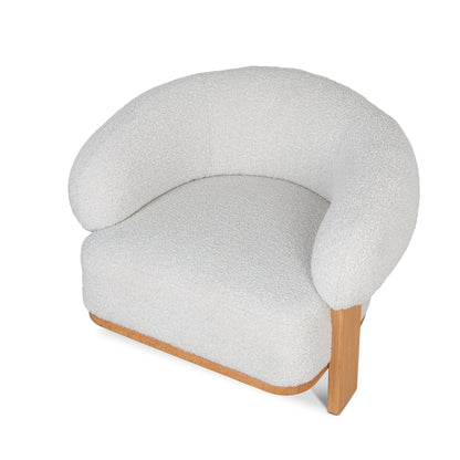Careen Armchair - Off White Boucle