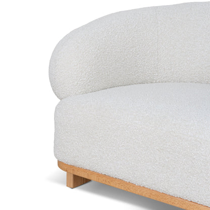 Careen Armchair - Off White Boucle