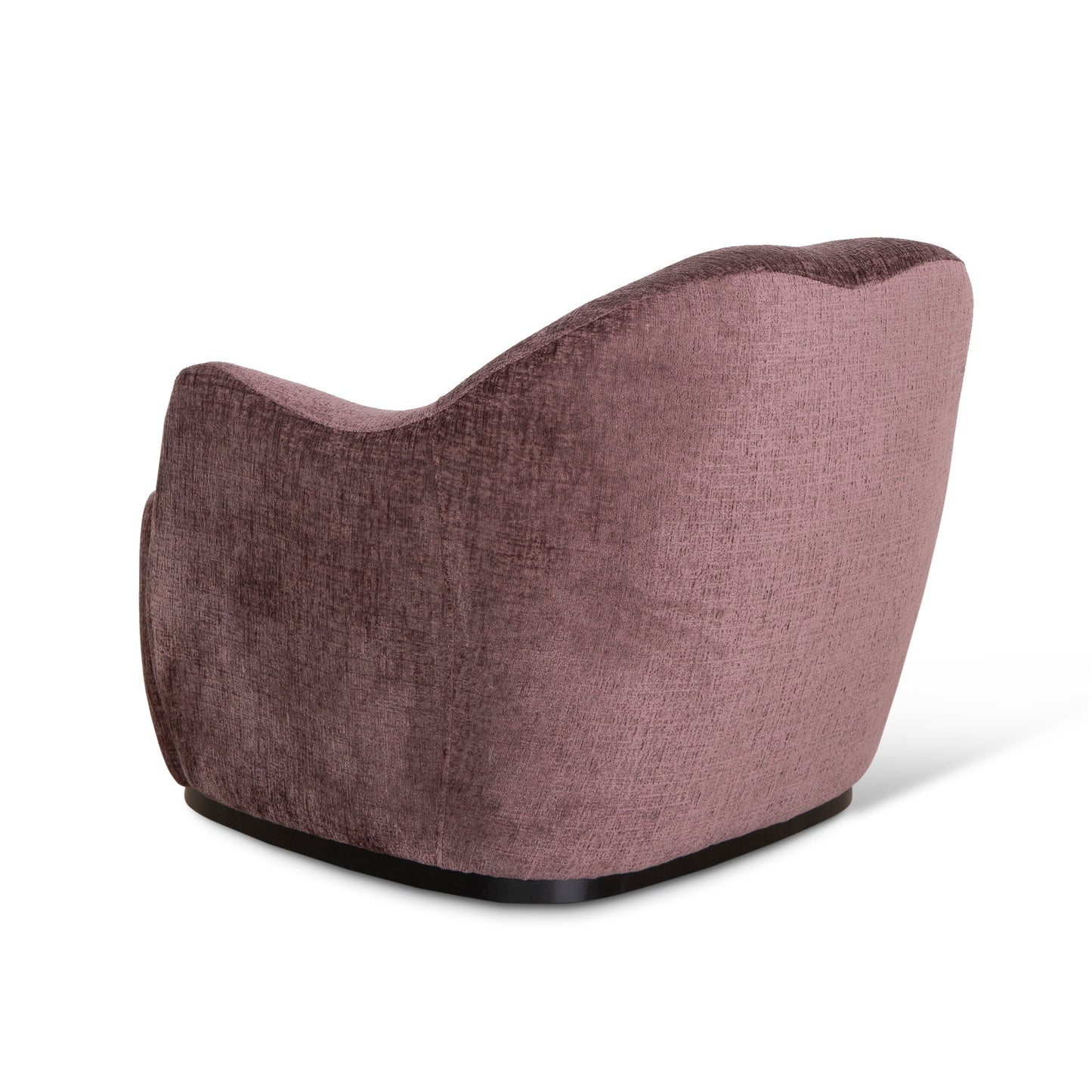 Alvis Fabric Armchair - Plum