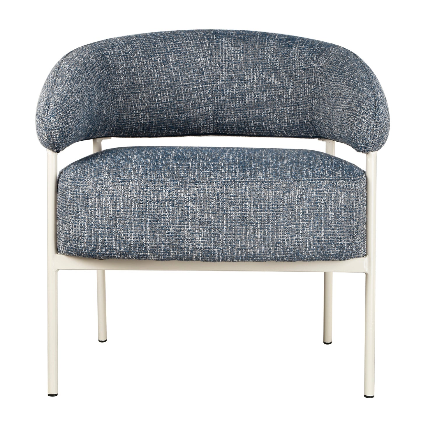 Asika Fabric Armchair - Prussian Blue