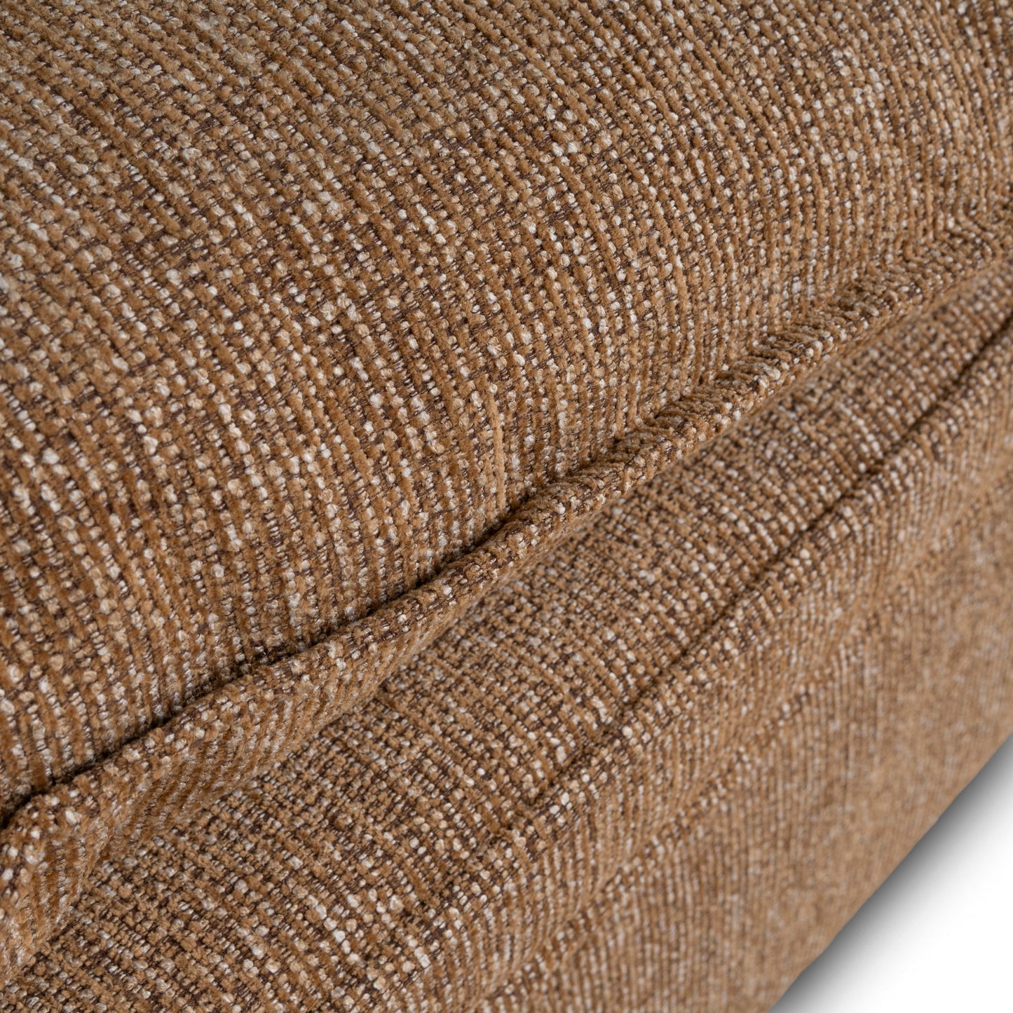 Bucha 2 Seater Fabric Sofa - Almond Brown