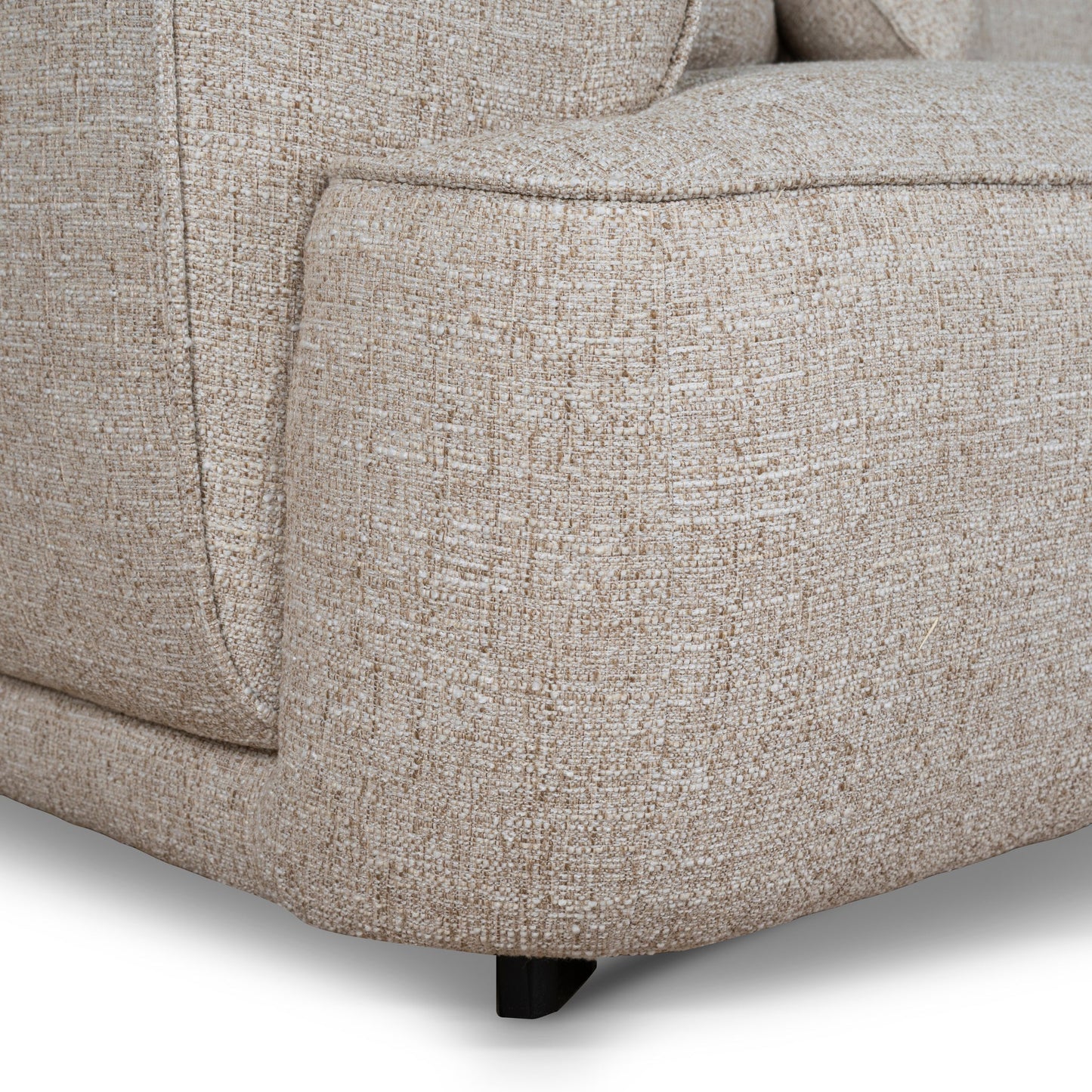 Carina Right Chaise Sofa - Pale Beige