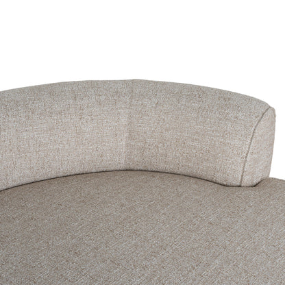Carina Right Chaise Sofa - Pale Beige