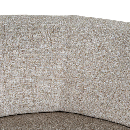 Carina Right Chaise Sofa - Pale Beige
