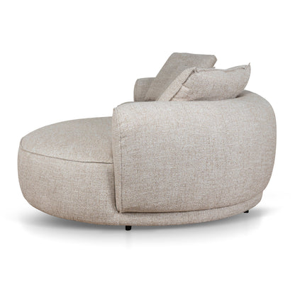 Carina Right Chaise Sofa - Pale Beige