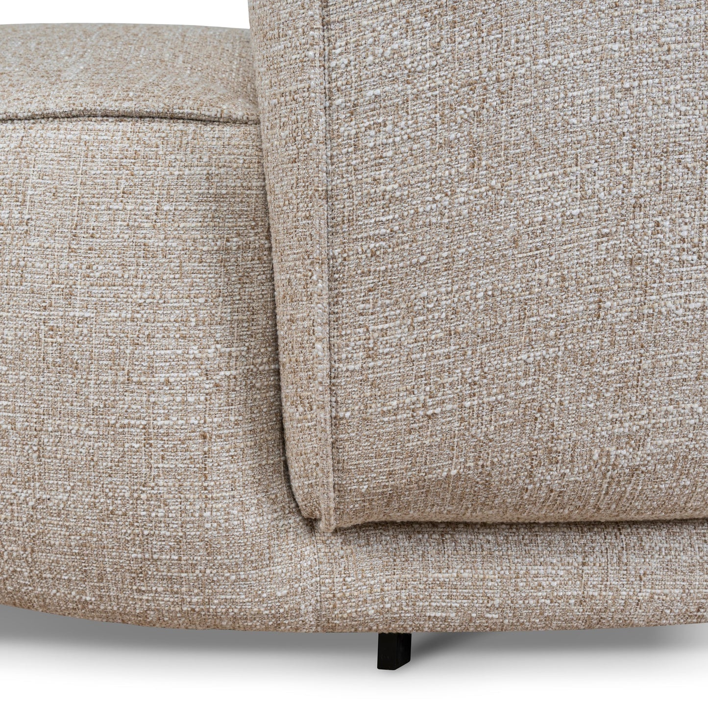 Carina Right Chaise Sofa - Pale Beige