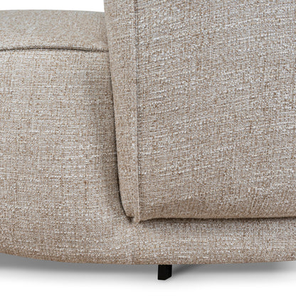Carina Right Chaise Sofa - Pale Beige