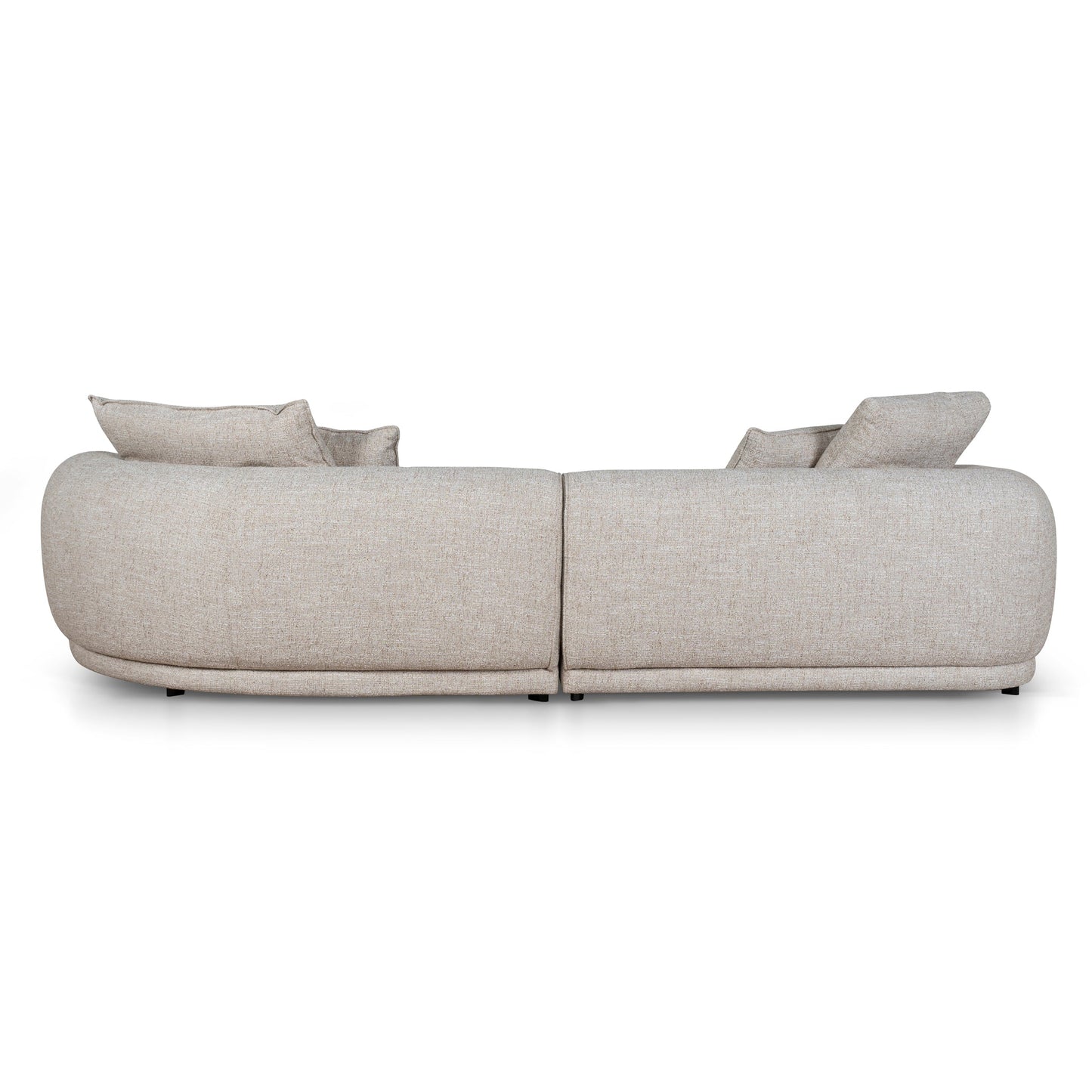 Carina Right Chaise Sofa - Pale Beige