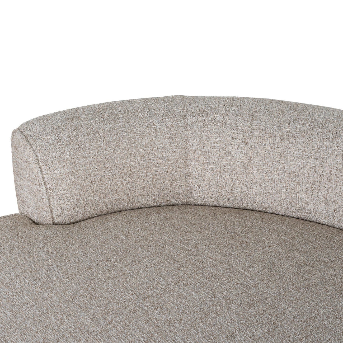 Carina Left Chaise Sofa - Pale Beige