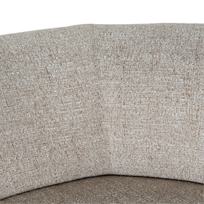Carina Left Chaise Sofa - Pale Beige