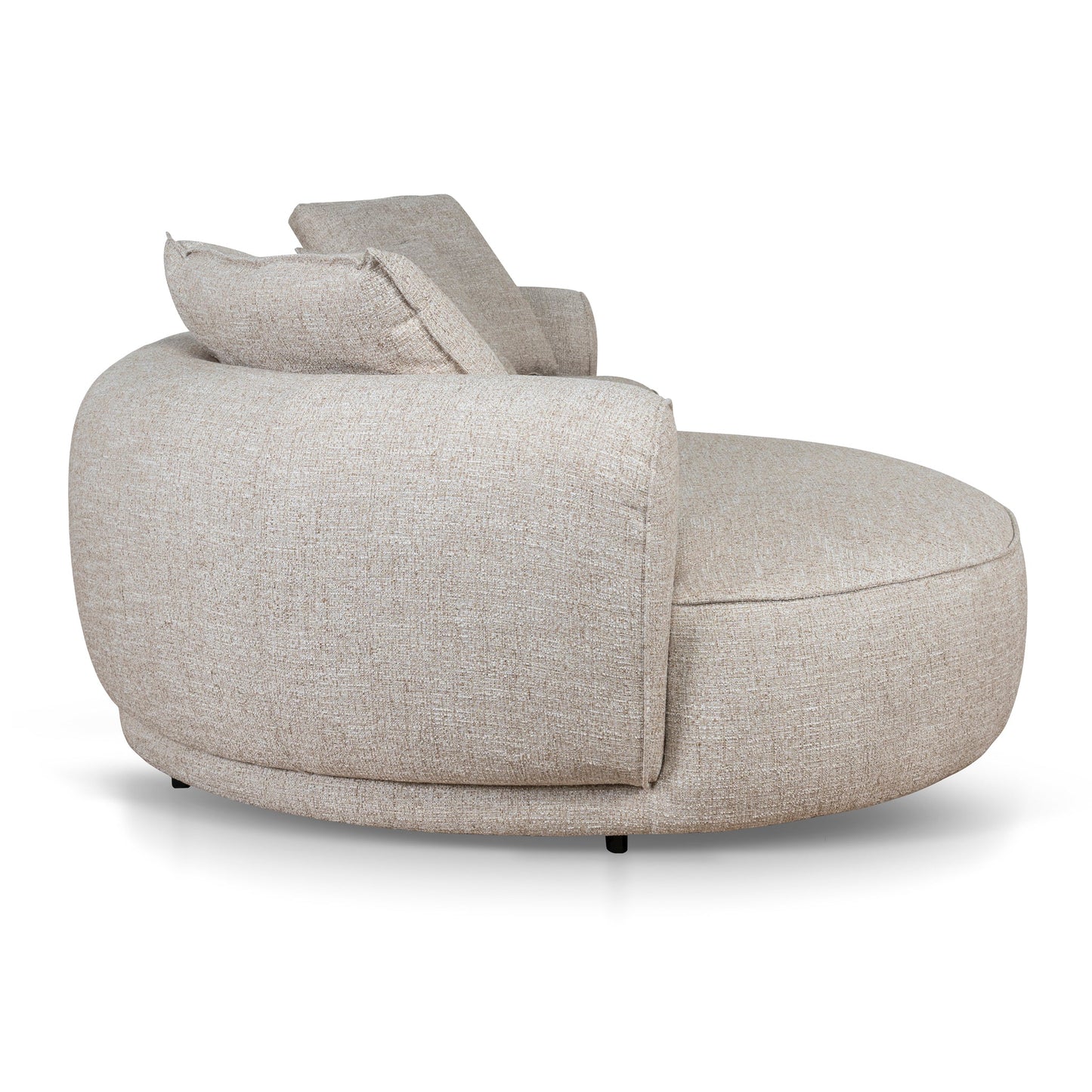 Carina Left Chaise Sofa - Pale Beige