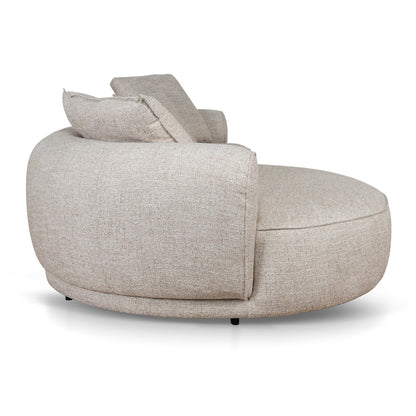 Carina Left Chaise Sofa - Pale Beige