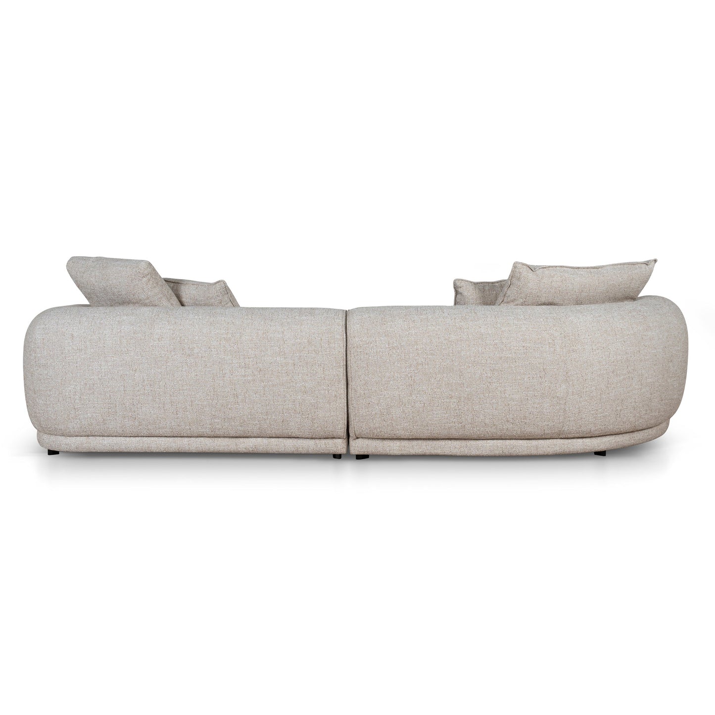 Carina Left Chaise Sofa - Pale Beige