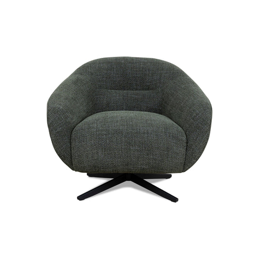 Arlo Swivel Armchair - Moss Green