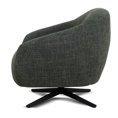 Arlo Swivel Armchair - Moss Green