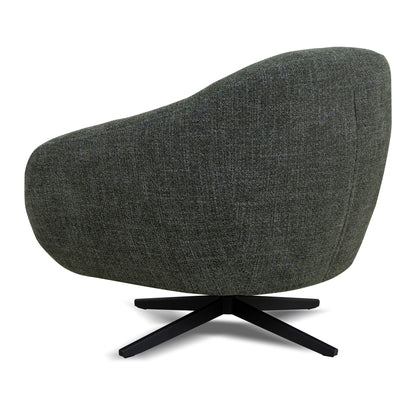 Arlo Swivel Armchair - Moss Green