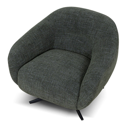 Arlo Swivel Armchair - Moss Green