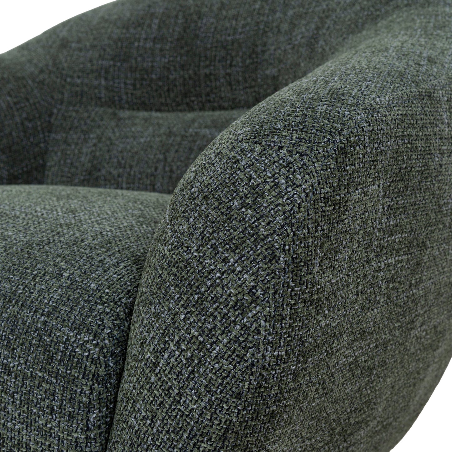 Arlo Swivel Armchair - Moss Green